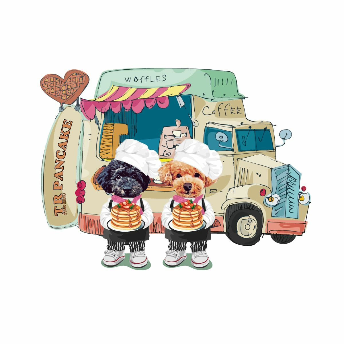 2頭デザイン01