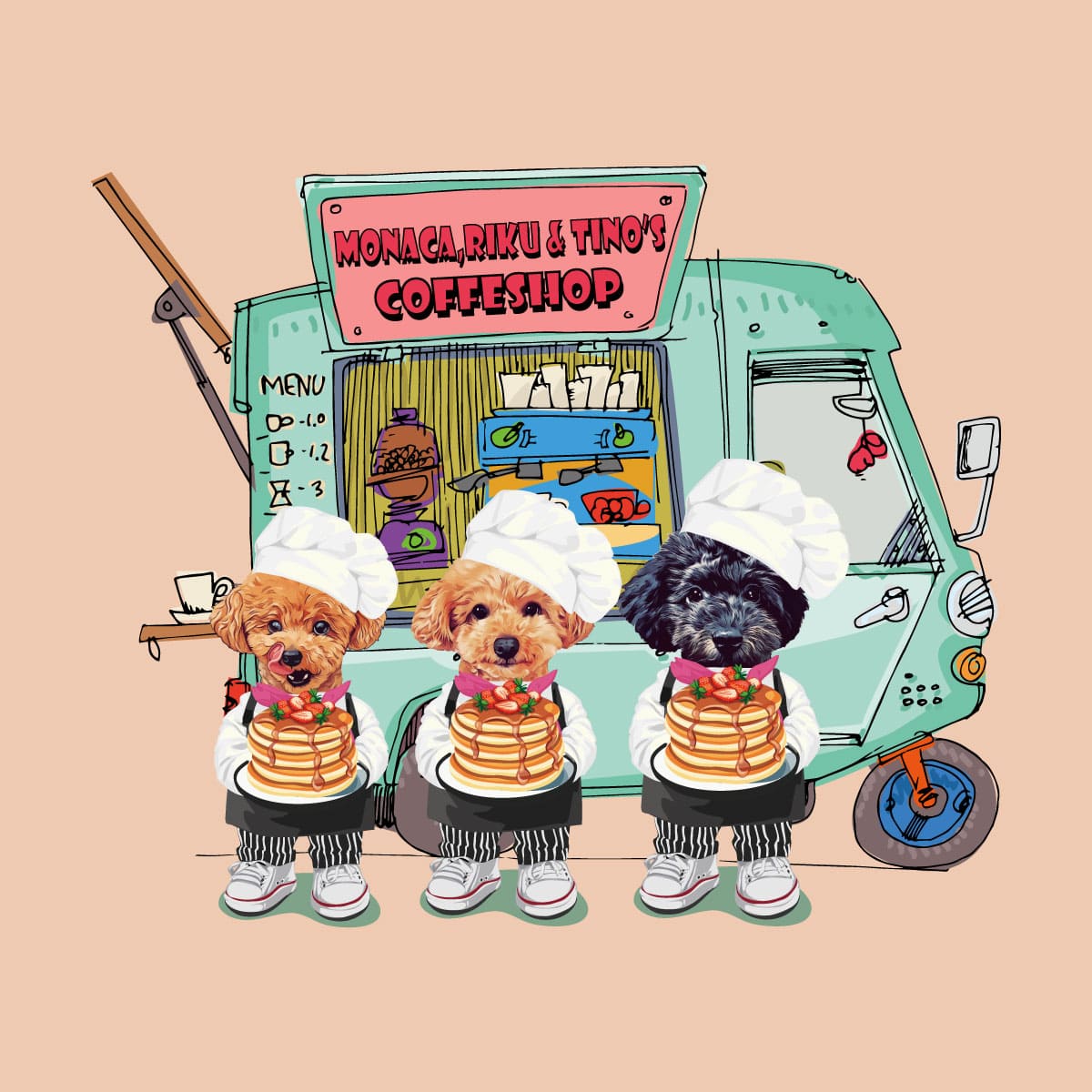 3頭デザイン01