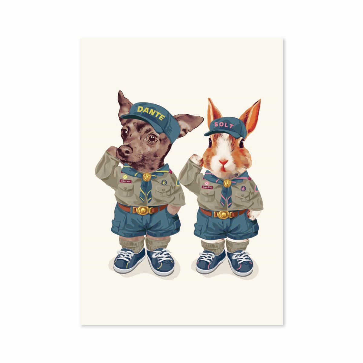 2頭組み合わせサンプル